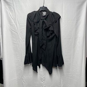 KILLSTAR Runa Chiffon Blouse - Size S